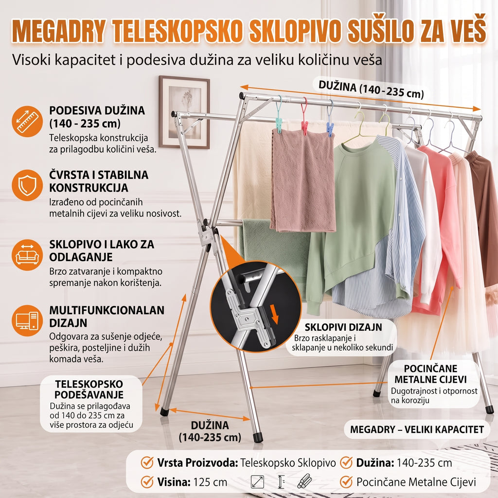 MegaDry sušilo za veš