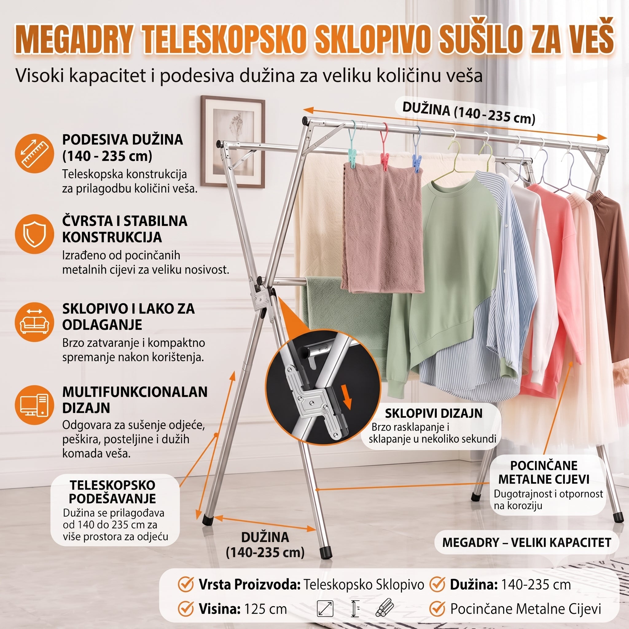 MegaDry sušilo za veš