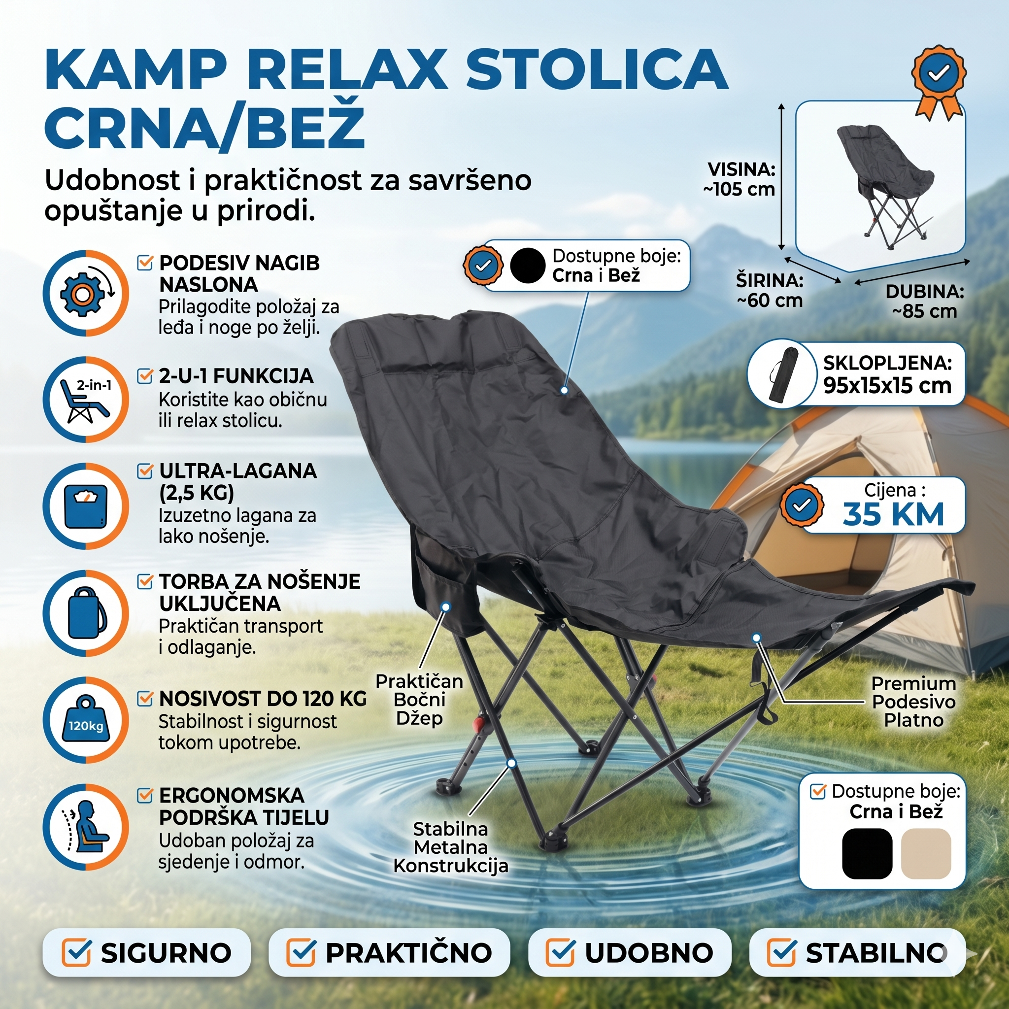 Kamp Relax Stolica - Opusti Se u Prirodi